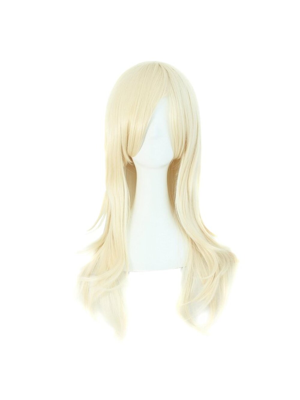 Women's Light Blonde 28" 70cm Long Curly Ends Costume Cosplay Modern Hair Wig